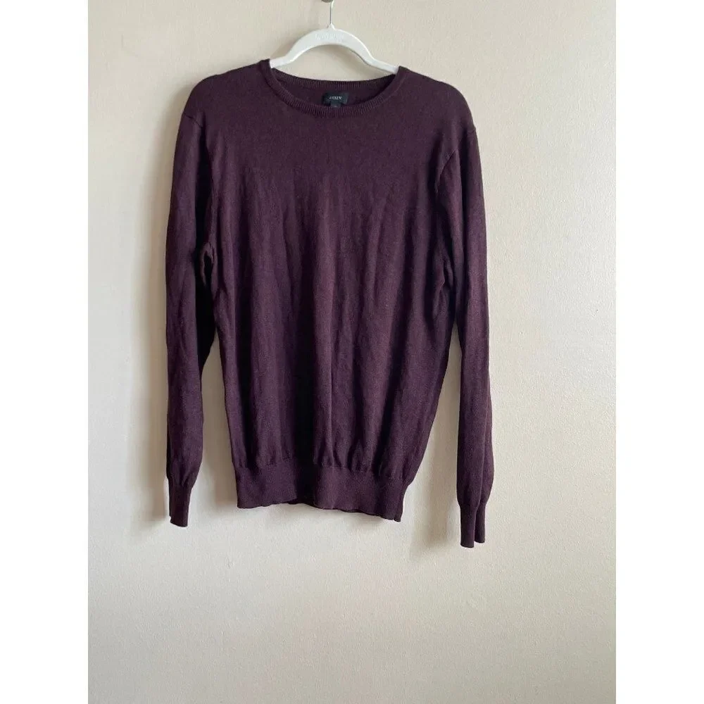 J.‎ Crew womens eggplant purple long sleeve sweater - Medium